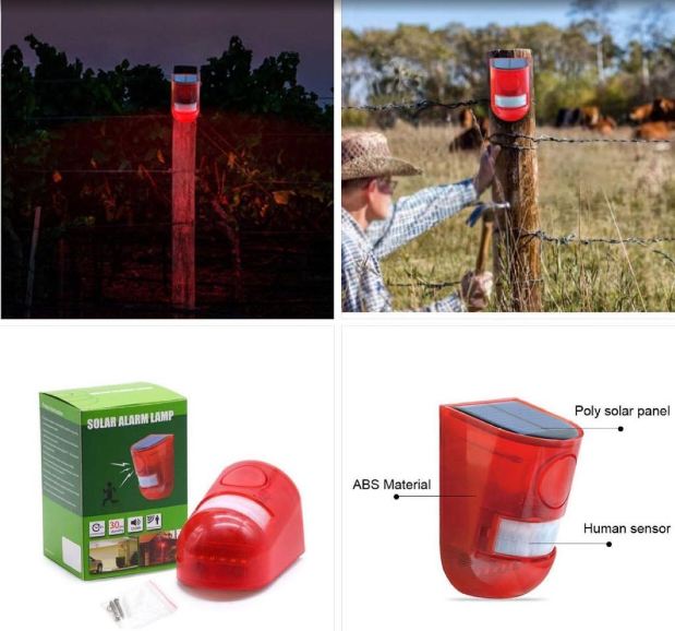 solar sensor alarm solar sensor alarm