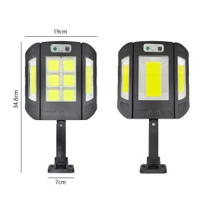 3 light solar street light