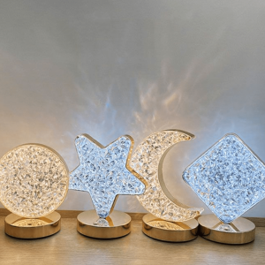 decorative crystal lamp