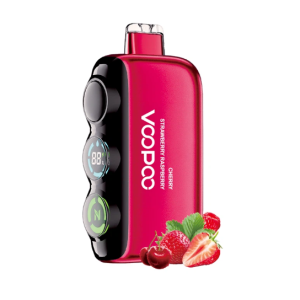 voopoo 40,000 puffs strawberry, raspberry and cherry